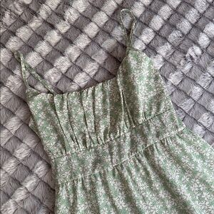 Floral Green Sundress
